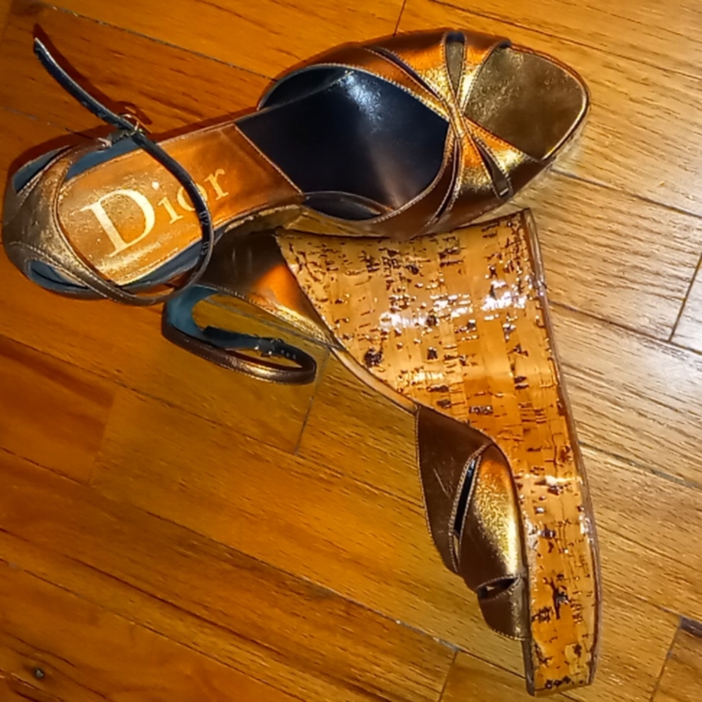 Dior Cork Wedge